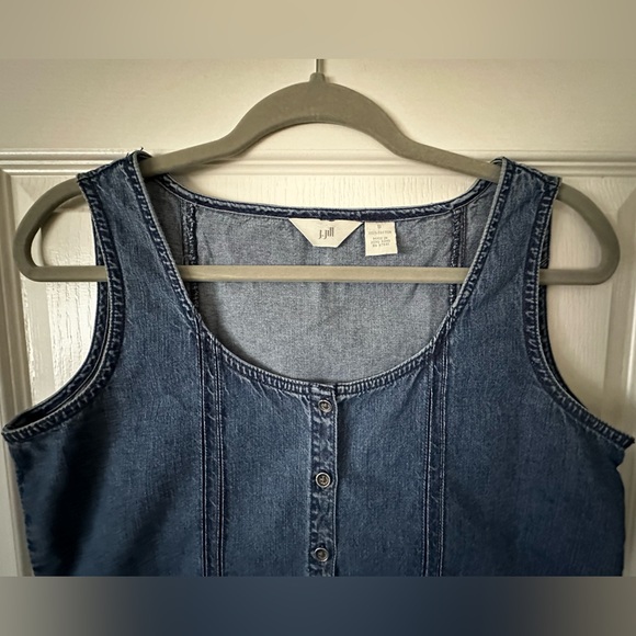 J.Jill Denim Top - Picture 2 of 7